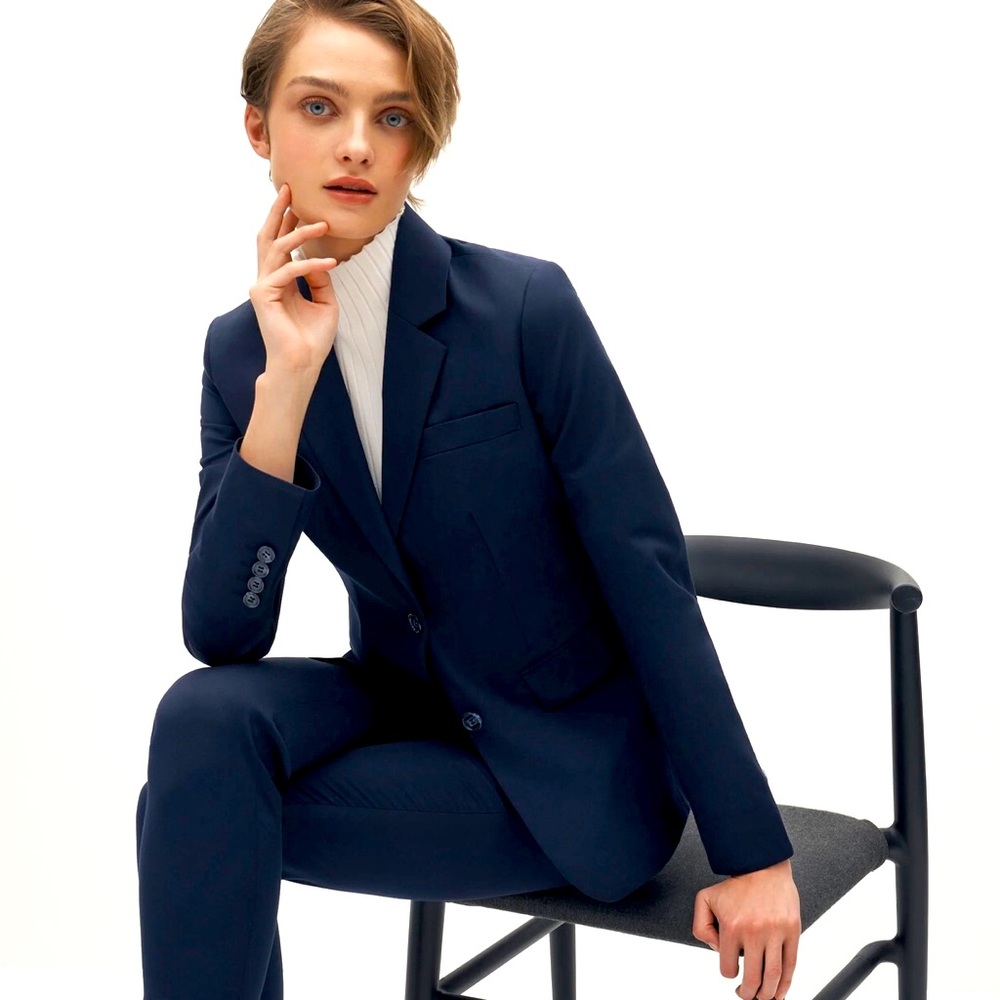 Women’s Navy Blue PantSuit Set